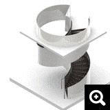 1 - RFEM - spiral metal staircase - London  